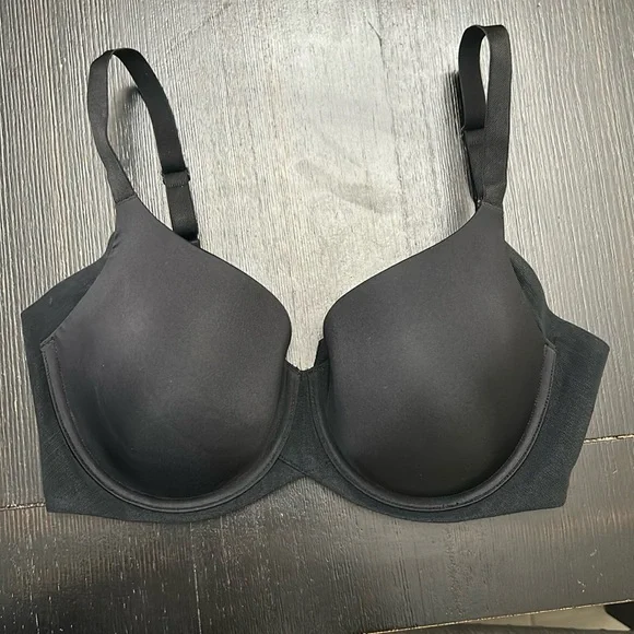 NWOT Wacoal black Ultimate Side Smoother Underwire T-Shirt Bra Women’s 34DD - Picture 5 of 7